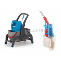 Upratovací PROFI set - vozík PROFICART S + komplet PROFI mop