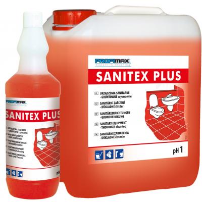 SANITEX PLUS 10 L - prostriedok na sanitárne zariadenia